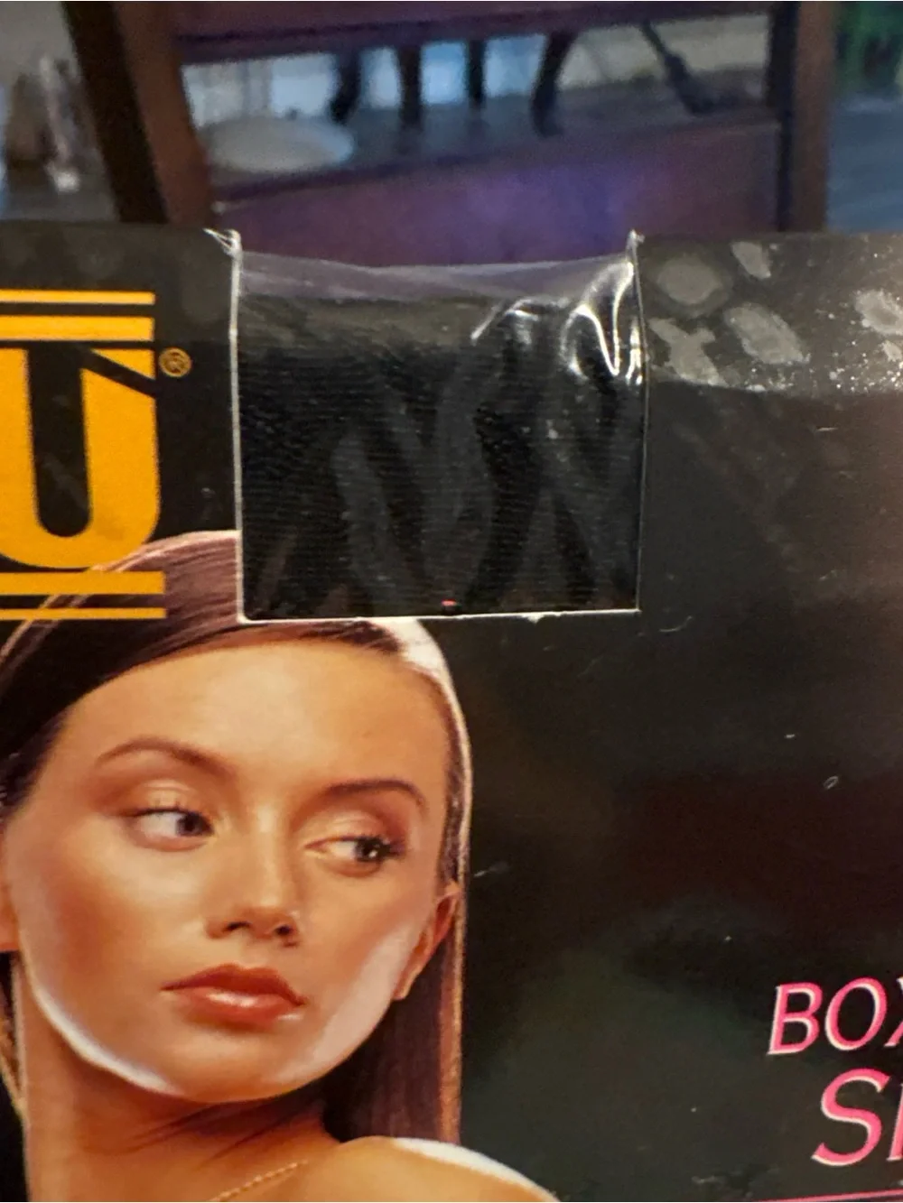 OROBLU Pink Crop Top Shaping Shorts on Packaging